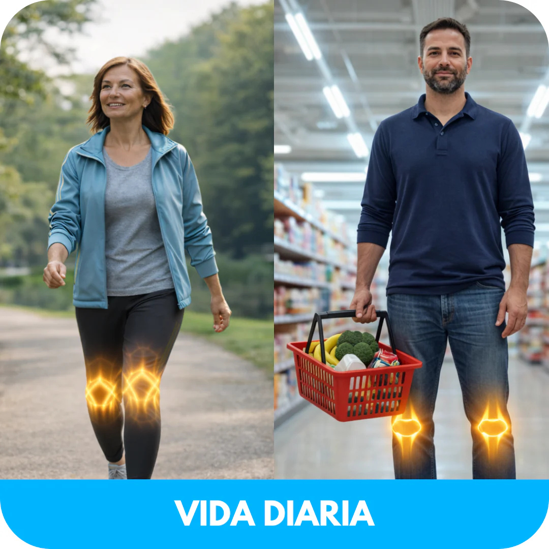 Rodillera térmica masajeadora