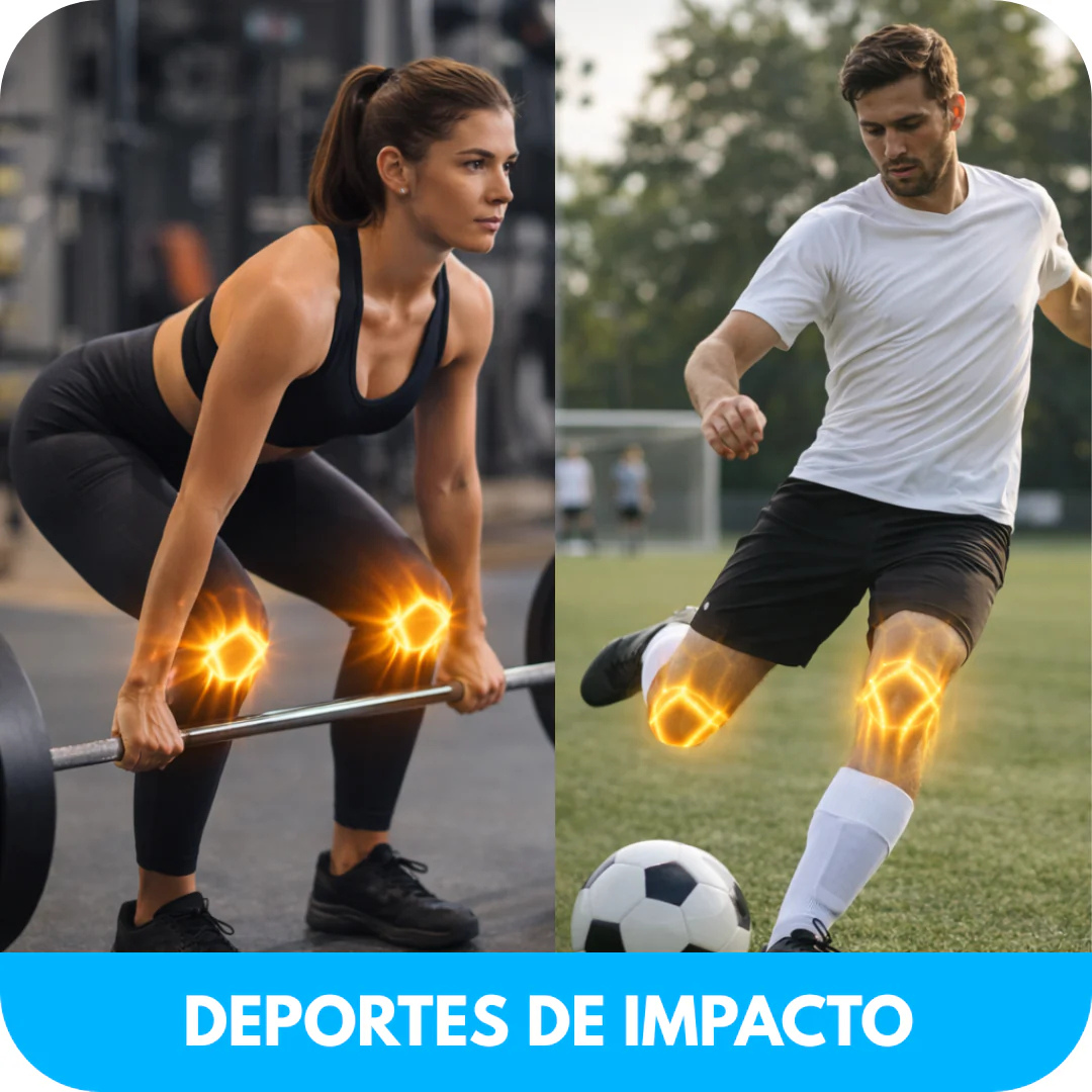 Rodillera térmica masajeadora